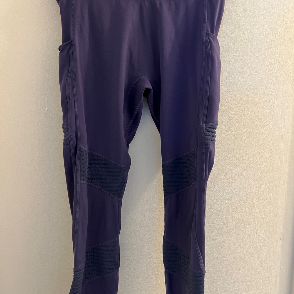 Fabletics Womens Mid Rise Trinity Mesh Powertouch 7/8 Leggings